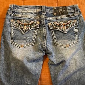 Miss Me signature boot cut jeans
